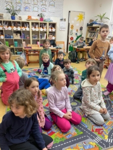 Návštěva 1.třídy Žab 2024